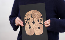 Load image into Gallery viewer, Gold Sapphic Seas